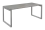 SEK-O - 18 stůl kancelářský, kovová podnož stříbrná, deska 25 mm, široký 1800 mm, šedá